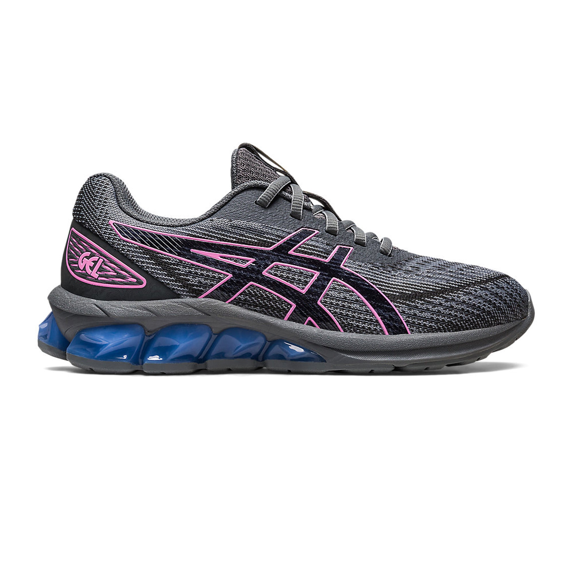 ASICS Gel Quantum 180 7 Women's Running Shoes - Steel Grey/Bubblegum (2023) | Lightweight Cushioned Sneakers for Jogging, Gym Workouts & Everyday Wear