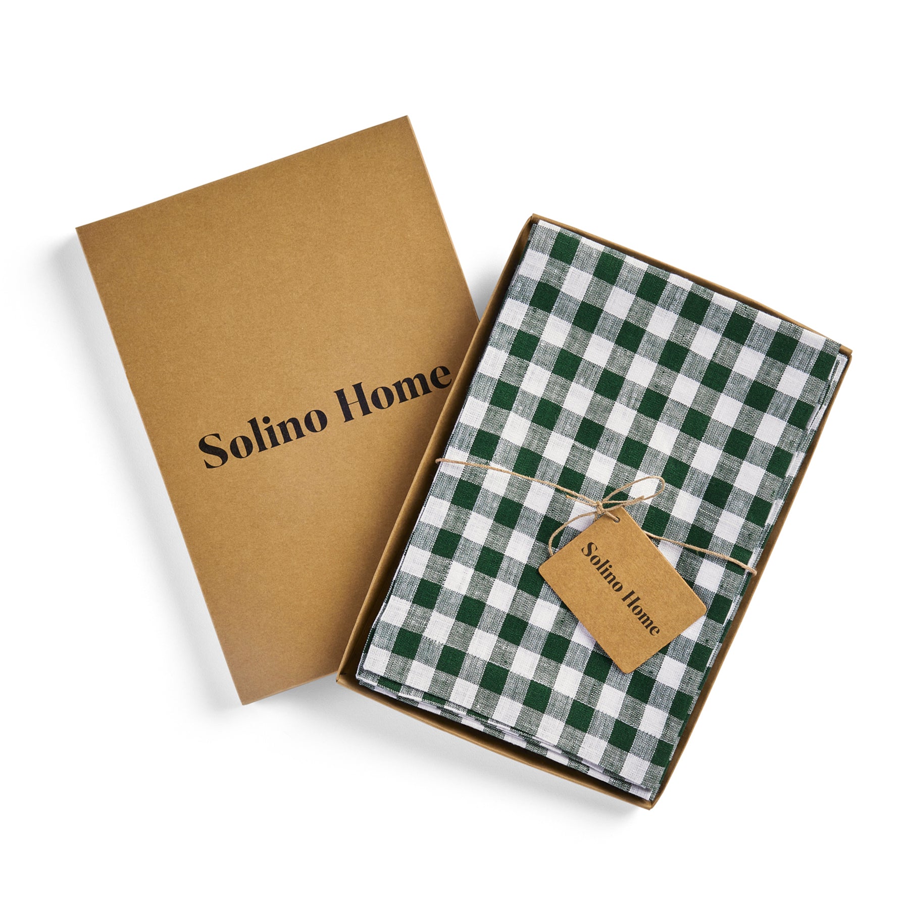 Premium Gingham Checkered Napkins Set of 4 - 100% Cotton Kitchen & Dining Cloth for Parties, Picnics, and Everyday Use
