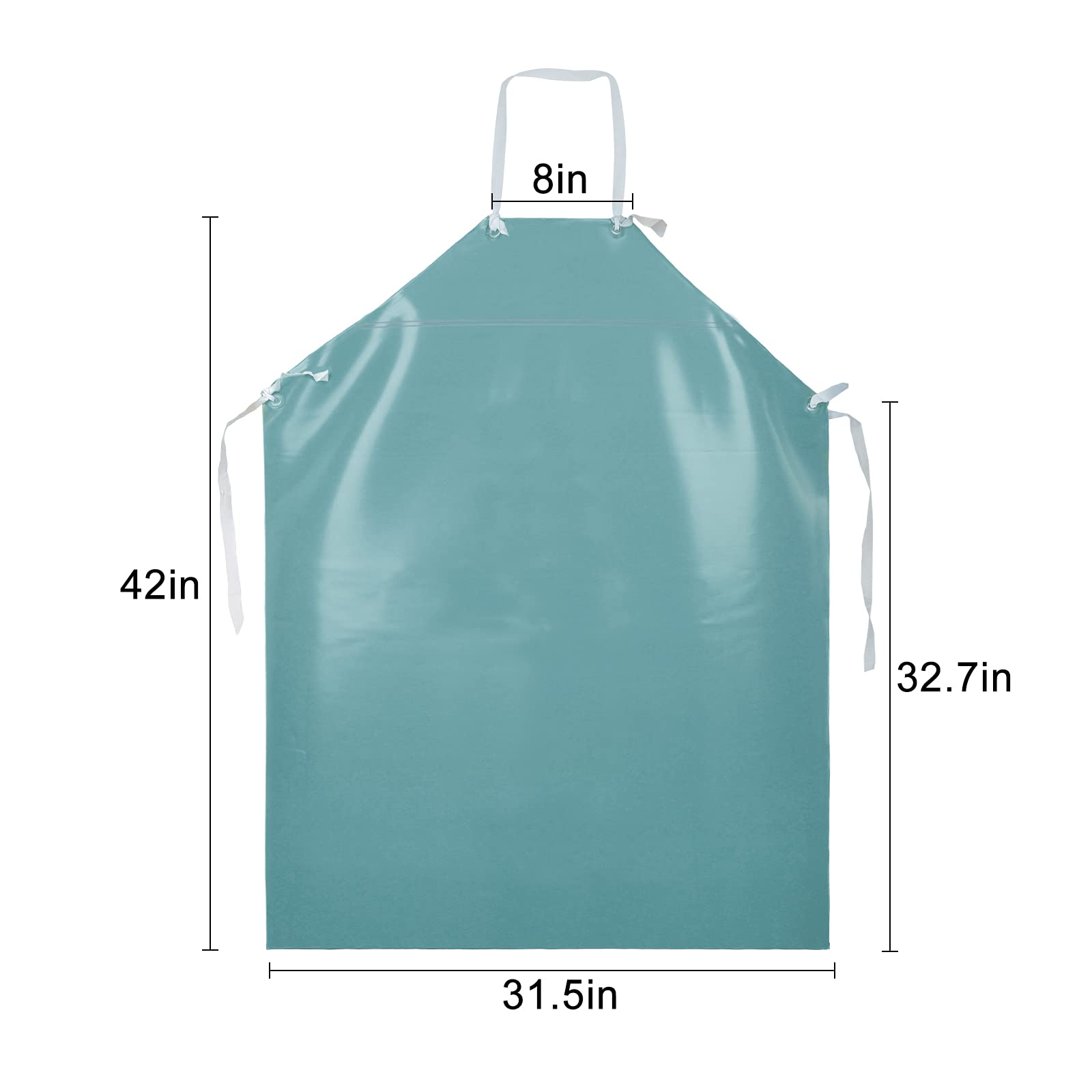 Surblue Waterproof Apron with Sleeves - Chemical & Oil Resistant, Anti-Corrosion Workwear (Pack of 10) - Ideal for Laboratory, Kitchen, Painting & Industrial Use