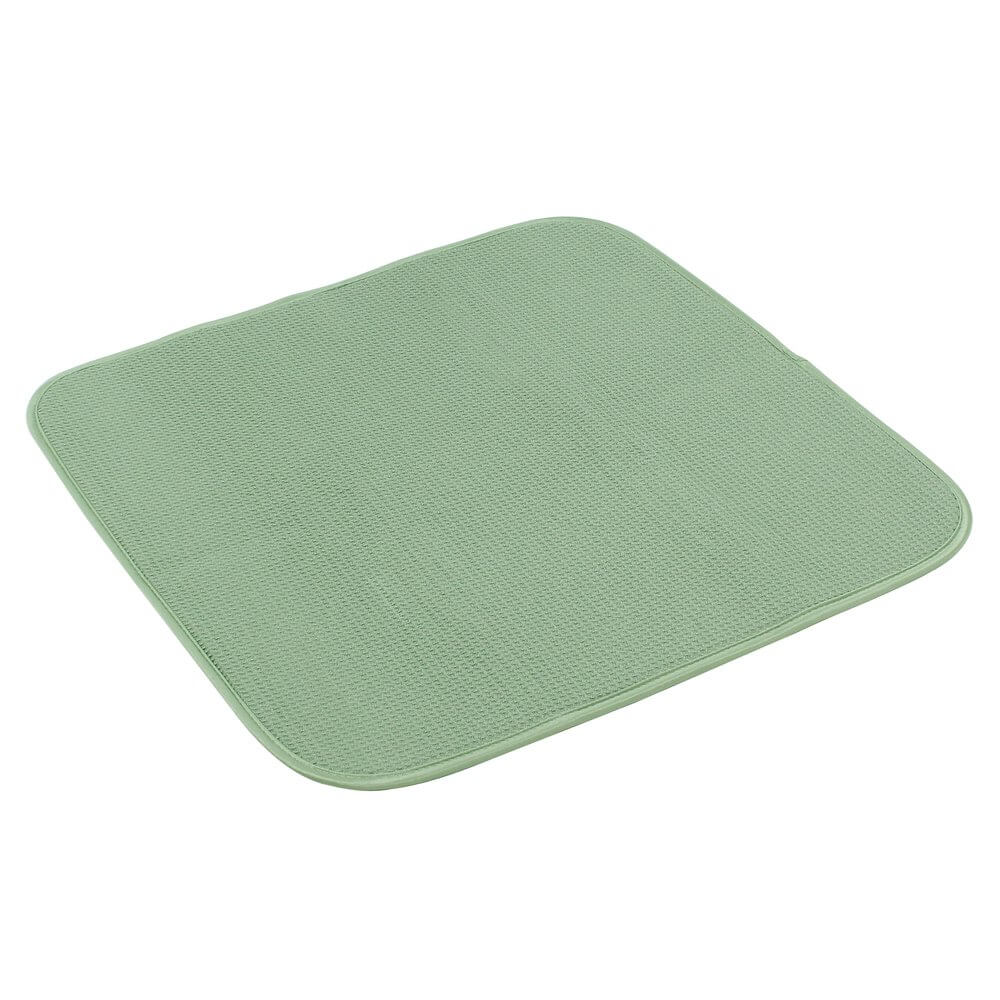 Premium White Magic Microfiber Dish Drying Mat - Olive Green | Super Absorbent & Quick-Dry Kitchen Towel | Perfect for Countertops, Sink Areas & Dish Racks