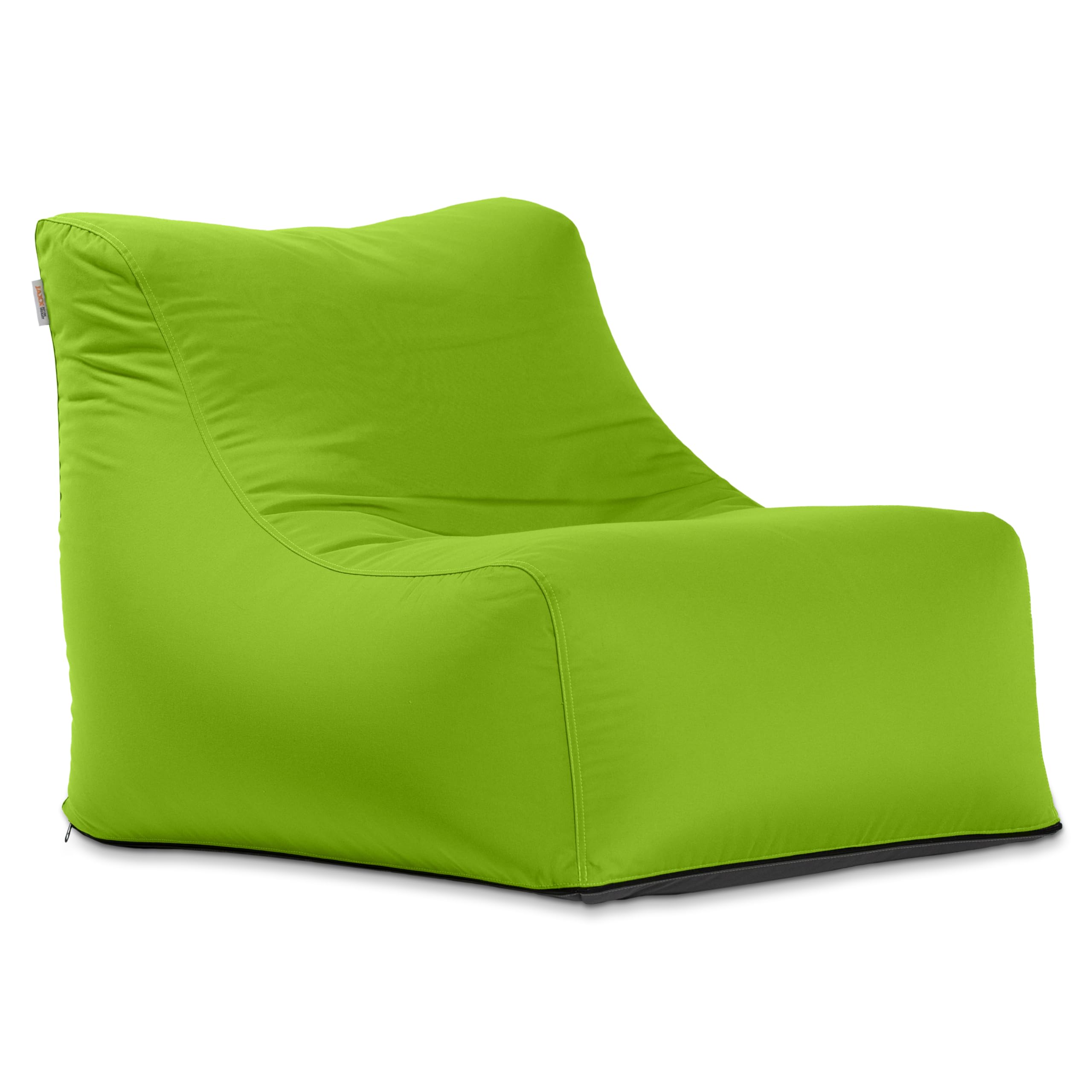Jaxx Ponce Outdoor Bean Bag Chair - Waterproof & UV Resistant Lounge Chair for Patio, Poolside, Backyard, and Beach - Comfortable Lime Green Seating for Adults & Kids