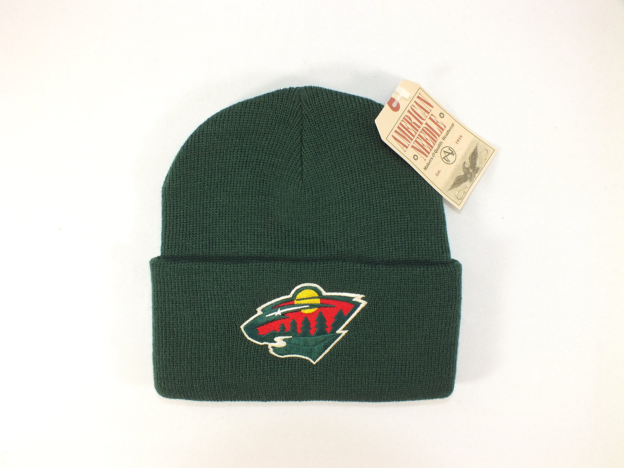 Minnesota Wild NHL Winter Knit Beanie Hat with Cuff - Official American Needle NHL Hockey Team Winter Hat for Men & Women - Perfect for Cold Weather, Outdoor Sports & Fan Gear