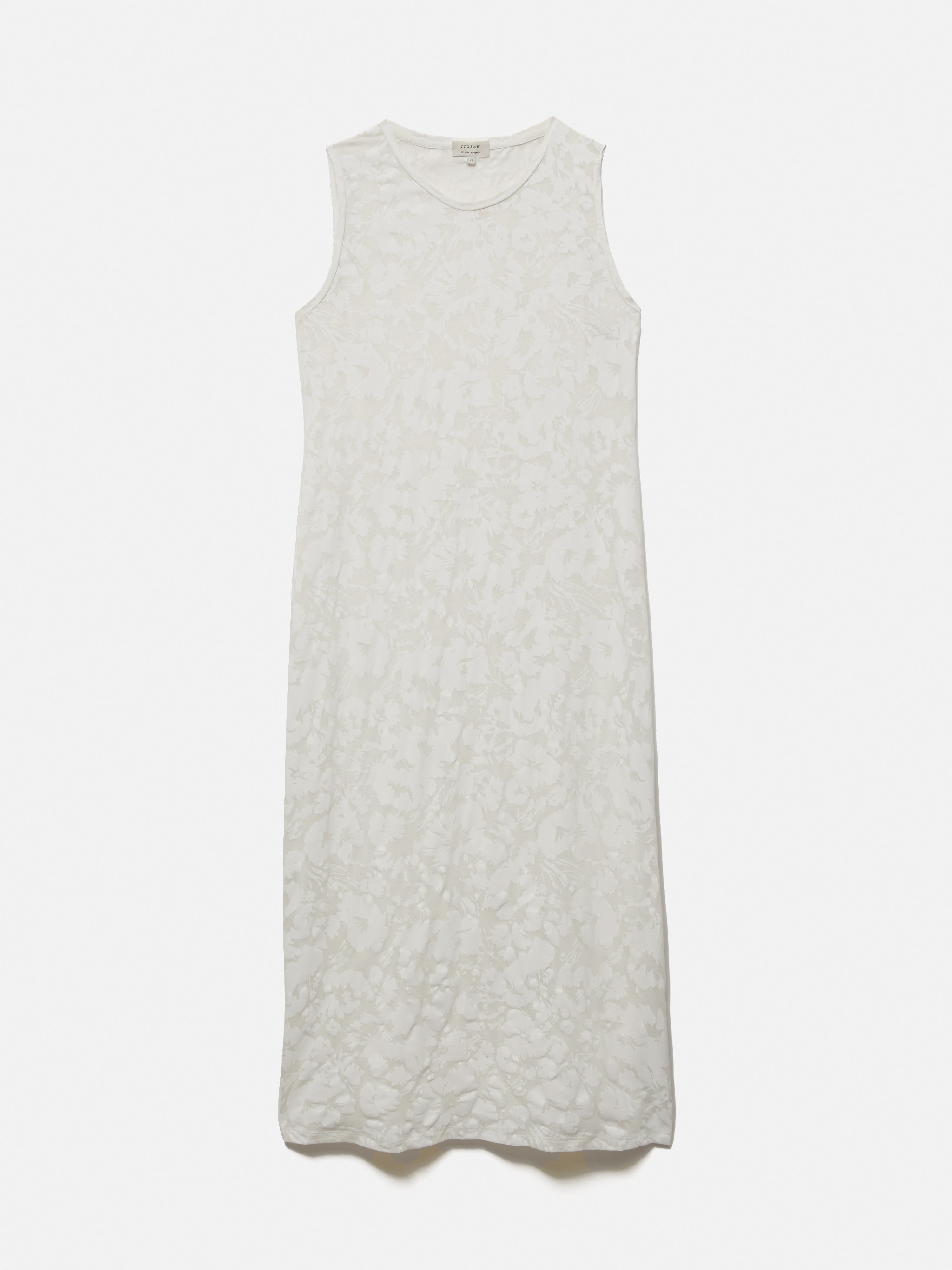 Printed Sheer Jersey Dress for Women - Flowy White Summer Dress | Perfect for Beach Vacations, Date Nights & Casual Outings