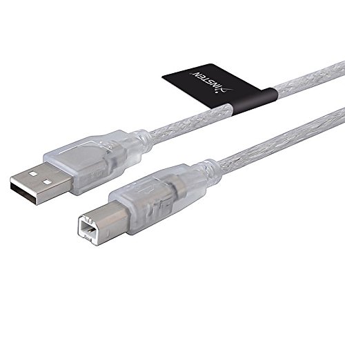 10FT USB Printer Cable for Canon PIXMA MG2520, HP Deskjet 1512, HP Envy 4500 - High-Speed Data Transfer & Charging Cord for Home & Office Printers