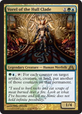 Magic The Gathering Vorel of The Hull Clade Foil Card - Dragon's Maze Expansion - Collectible Trading Card Game for MTG Players - Perfect for Deck Building and Commander Games