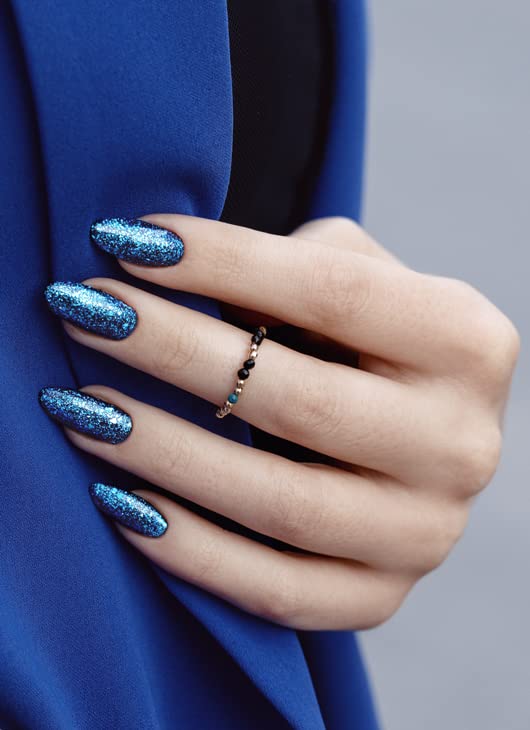 Victoria Vynn GEL POLISH Night Blue - No Wipe UV LED Gel Nail Polish Top Coat (8ml) - Long Lasting Shine for Manicures & Pedicures at Home or Salon