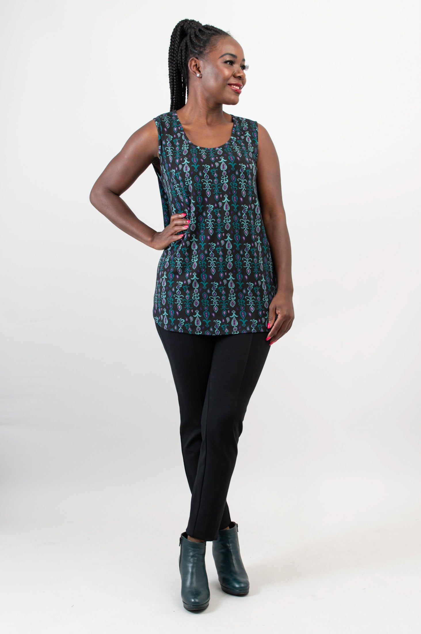 Stylish Jazz Tank Top with Jewel Embellishments & Bamboo Fabric - Perfect for Concerts, Parties & Summer Outfits - Final Sale