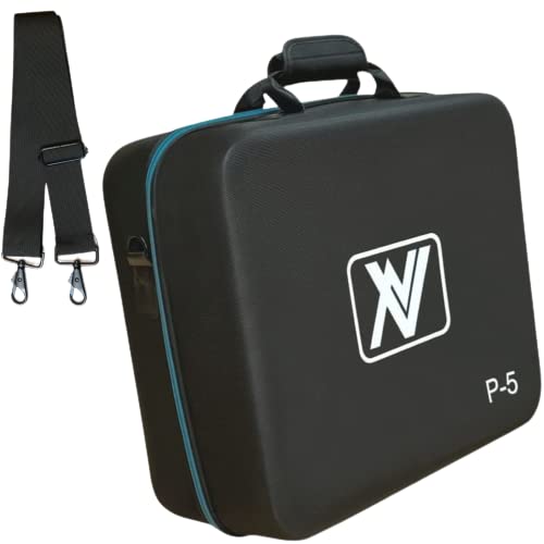 Premium PS5 Travel Carry Case - Protective Storage Bag for PlayStation 5 Disc & Digital Edition with Shoulder Strap | Organizer for PS5 Controller, Headset, Cables & Games | Durable Luxury Gaming Accessory for Travel, Commuting & Home Storage