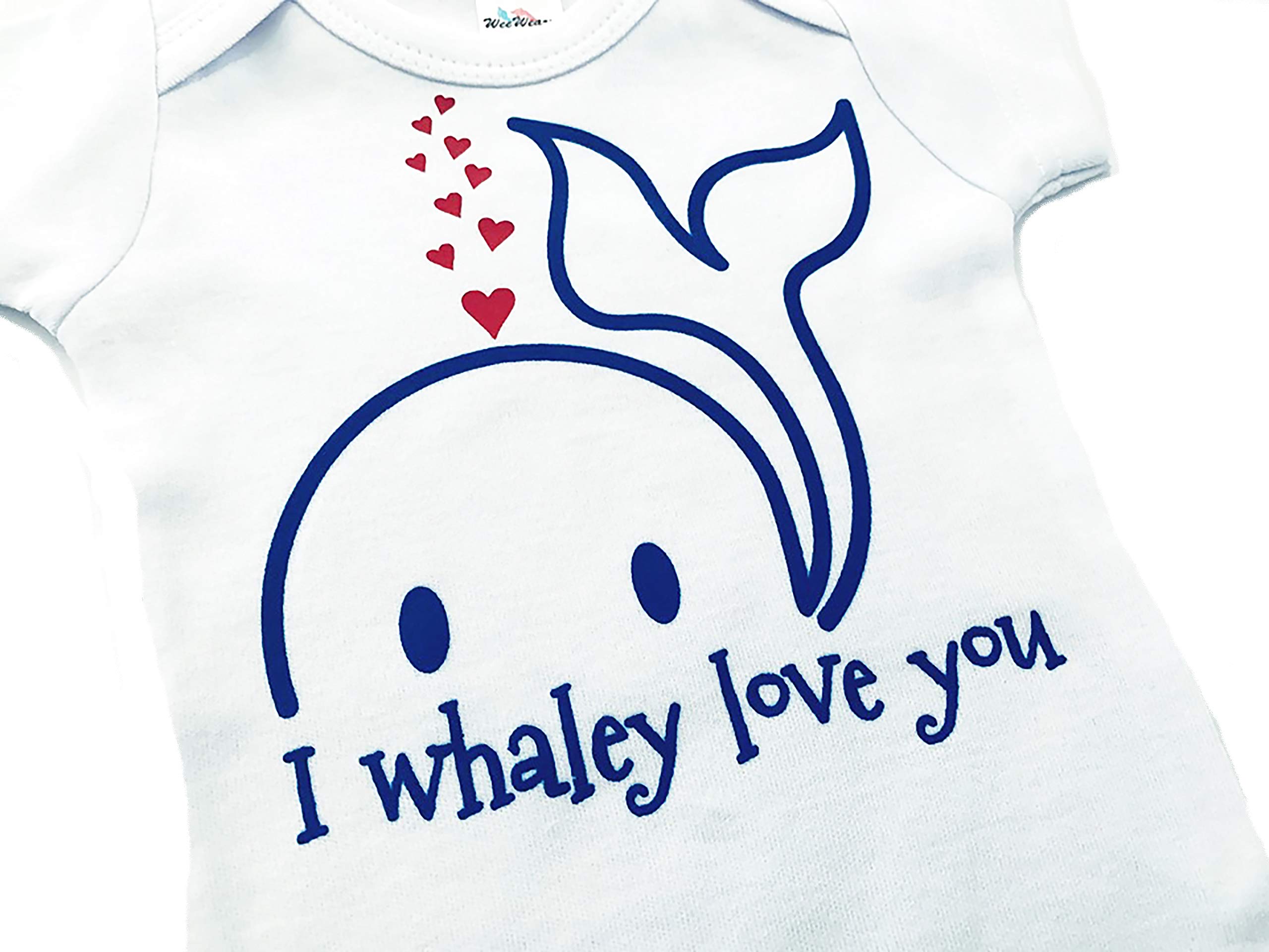Whale Baby Bodysuit - Unisex Fisherman Outfit for Summer Beach