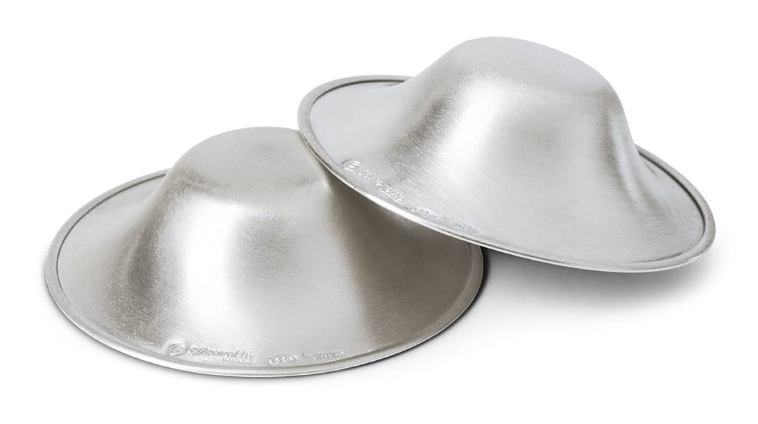 Silverette Original & XL Nursing Cups Bundle (2-Pack) - Soothe & Protect Sore Nipples for Breastfeeding Moms - Perfect for Postpartum Care & Nursing Comfort