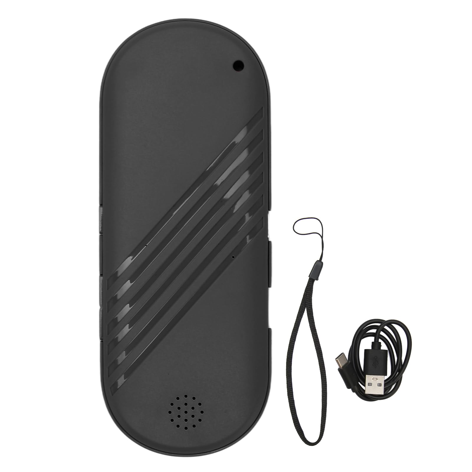 Bluetooth Sleep Headphones & Bone Conduction Pillow Speaker with Lanyard - Comfortable Under Pillow Speaker for Side Sleepers (Black) | Perfect for Nighttime Reading, Meditation & Relaxation