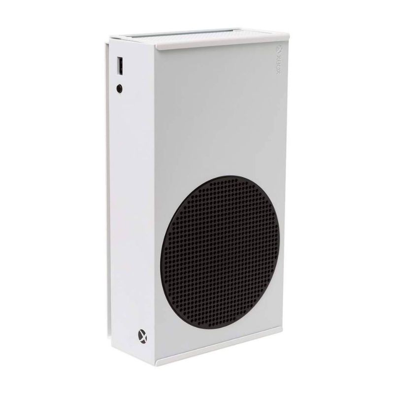 HIDEit Xbox Series S Wall Mount Bracket - White | Space-Saving Vertical or Horizontal Mount for Gaming Setup | Perfect for Bedroom, Living Room & Home Theater