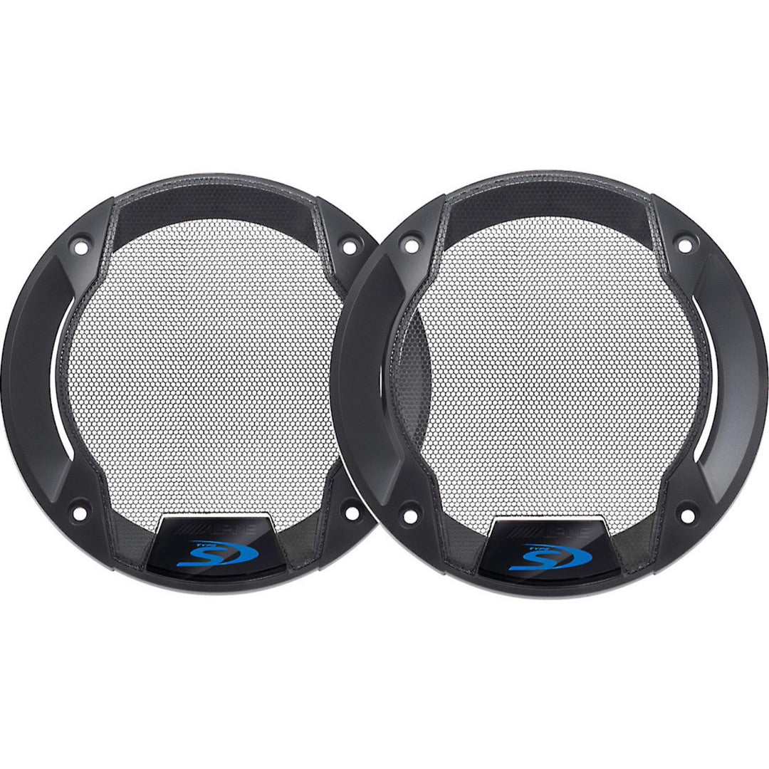 Alpine KTE S510G Speaker Grilles - Premium Replacement Grilles for SPS 510 Speakers | Perfect for Car Audio & Home Theater Sound Systems