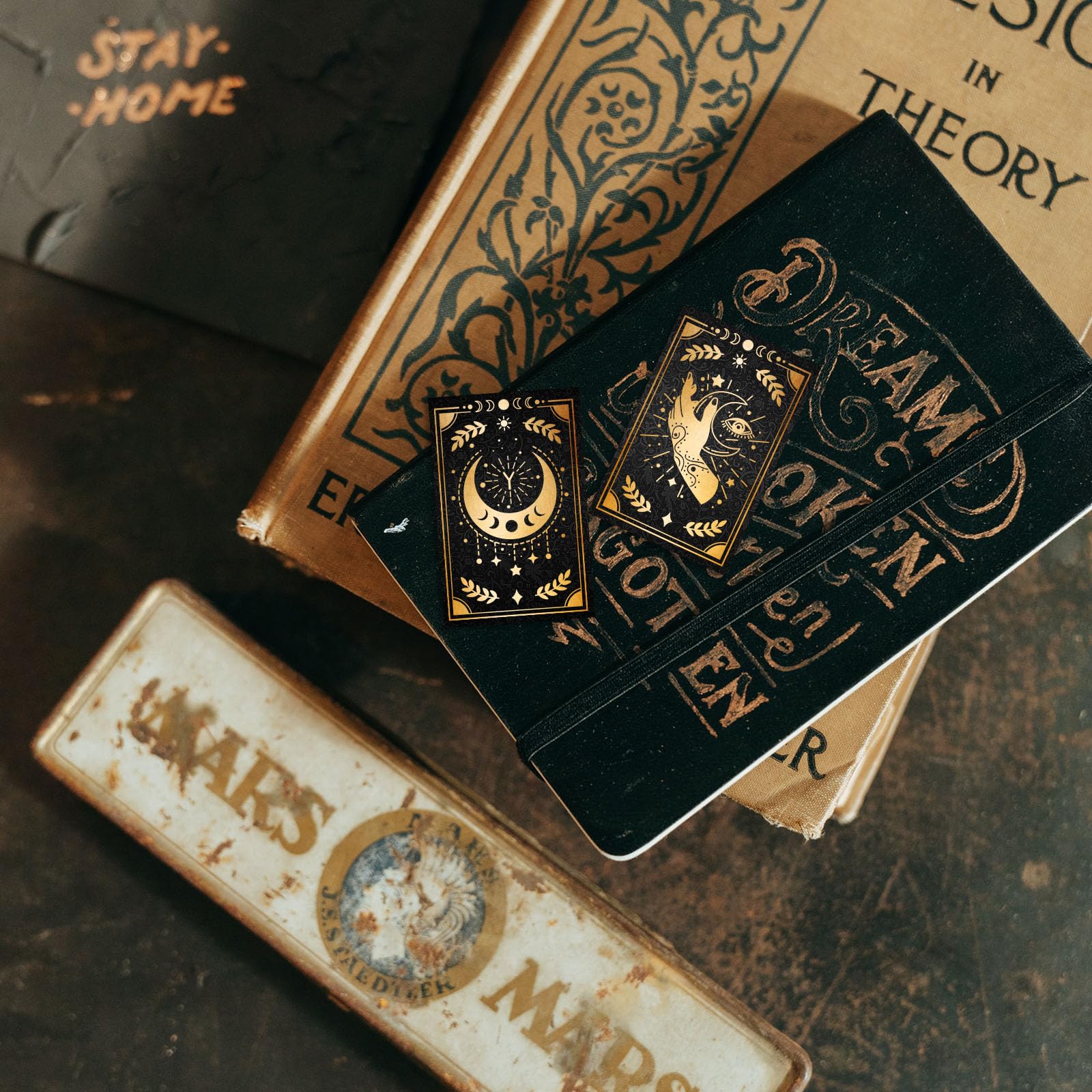 PVC Magic Card Stamps - Witch & Gothic Theme for DIY Scrapbooking | Halloween Crafts
