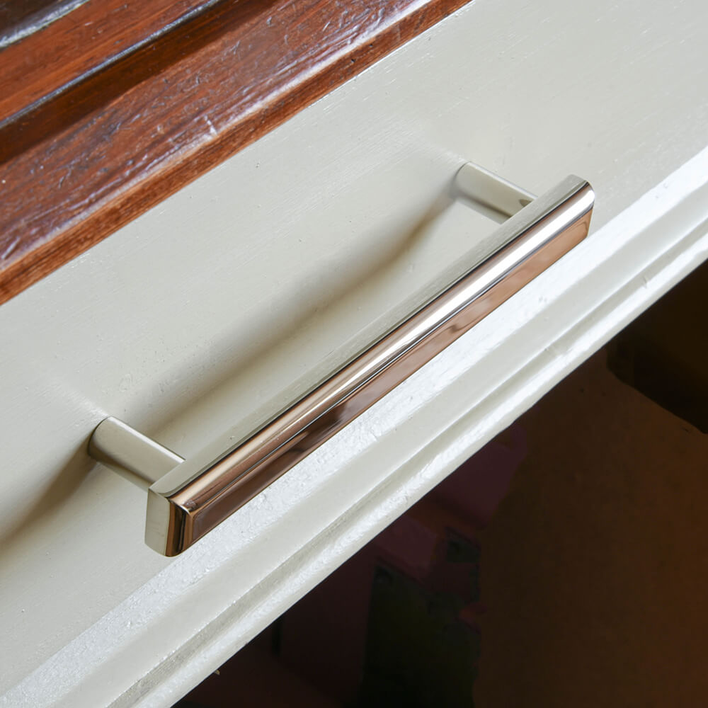 Polished Nickel Pillow Pull Handle - Elegant Cabinet & Drawer Hardware for Home & Office - Perfect for Kitchen, Bathroom & Furniture Upgrades