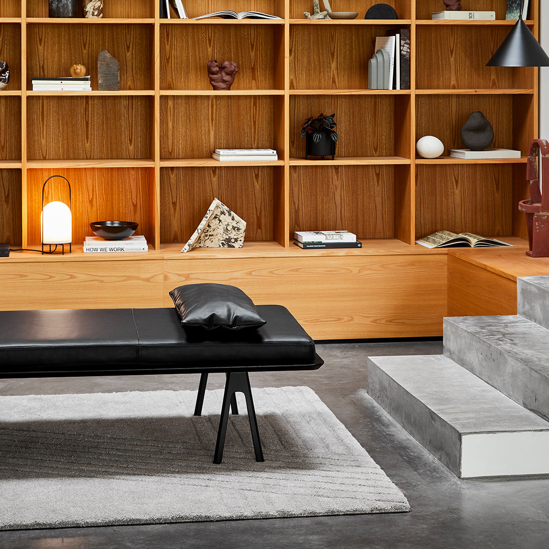 Ad Miller Kyoto Wood Rug – Handmade Japanese Style Wooden Carpet for Boho & Modern Home Decor | Perfect for Living Room, Bedroom & Office