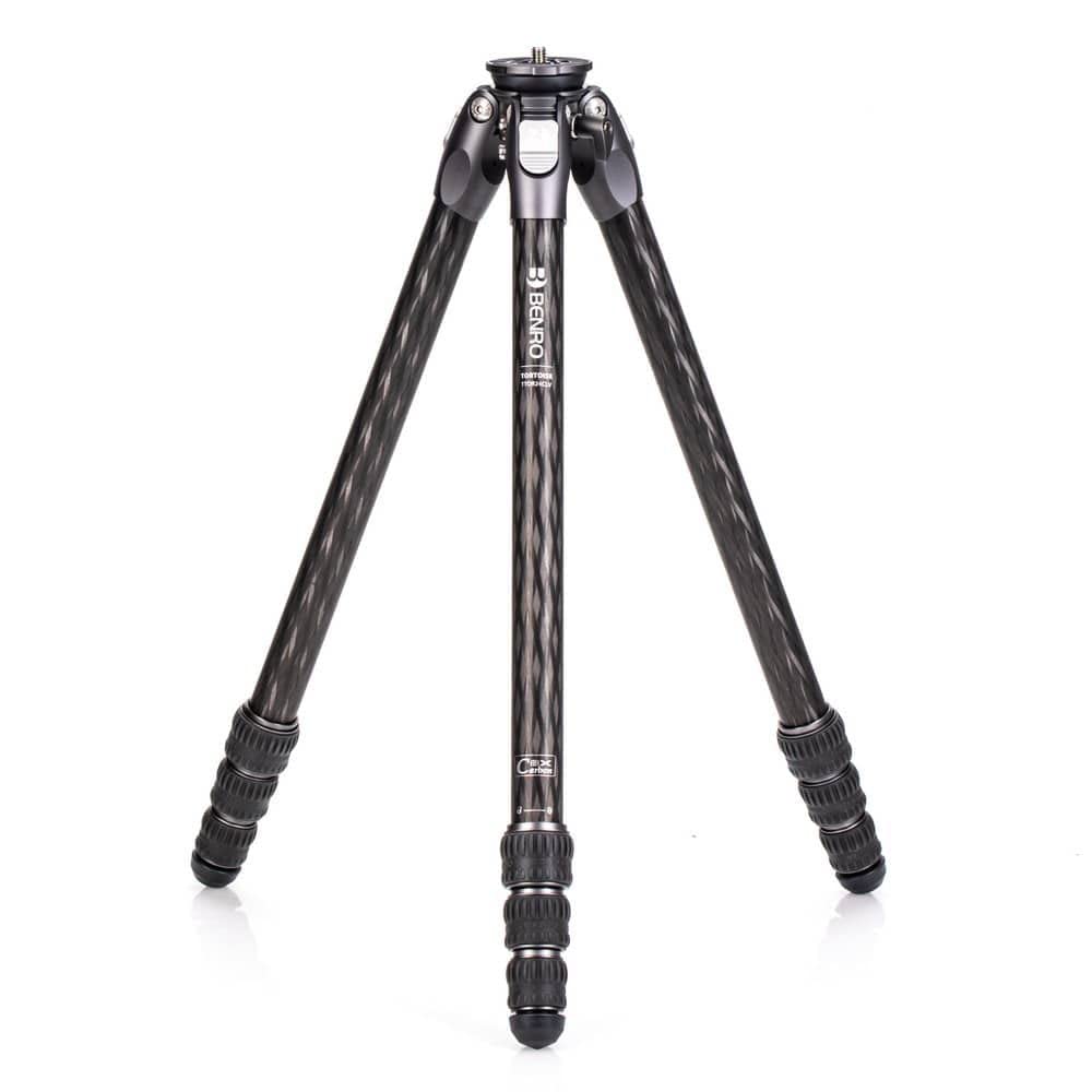 Benro Tortoise TTOR24CLV Carbon Fiber Tripod with Leveling Base - Lightweight & Sturdy for Travel, Photography, and Videography