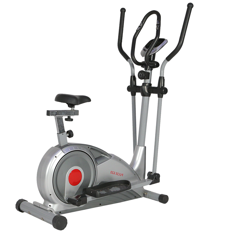 2-in-1 Magnetic Elliptical Exercise Bike for Home Gym - Supports Up to 130kg (286lbs) - Perfect for Cardio Workouts & Full-Body Training