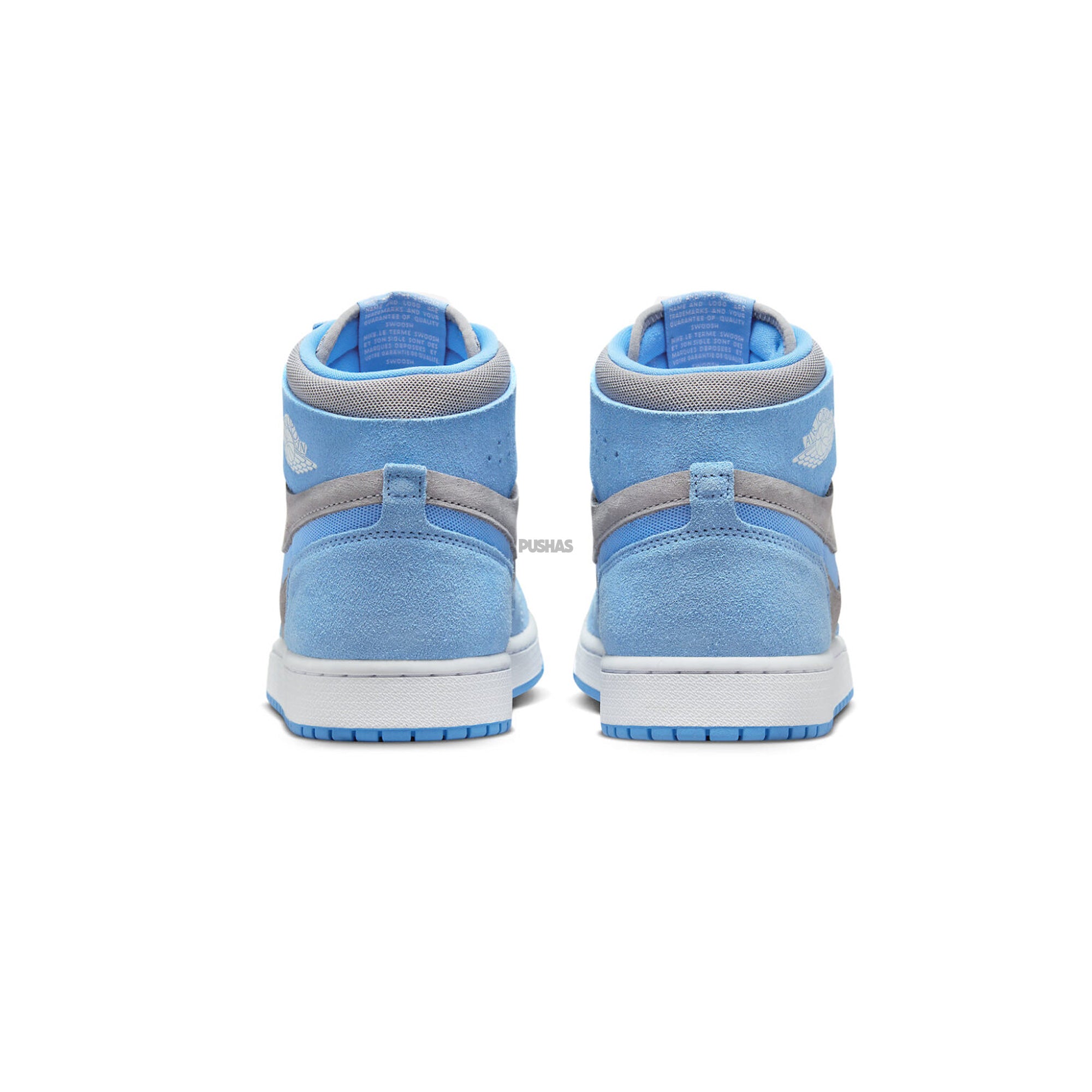 Air Jordan 1 High Zoom Air CMFT 2 'Cement University Blue' Basketball Shoes (2023) - Men's Sneakers for Casual Wear, Street Fashion & Court Performance
