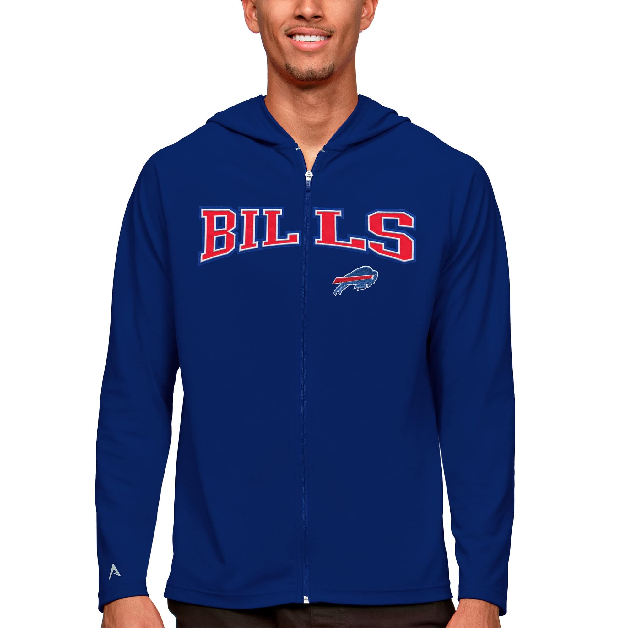 Antigua Men's NFL Legacy Full-Zip Hoodie - Officially Licensed Football Jacket for Fans - Perfect for Game Day, Tailgating & Casual Wear