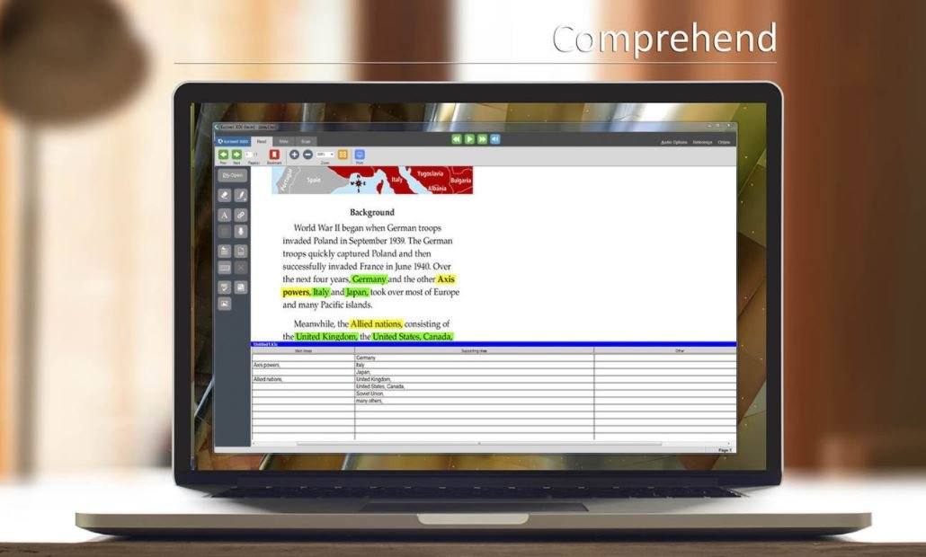 Kurzweil 3000 English Learning Software (Standalone Version) - Improve Reading & Writing Skills for Students with Dyslexia - Perfect for Home & Classroom Use