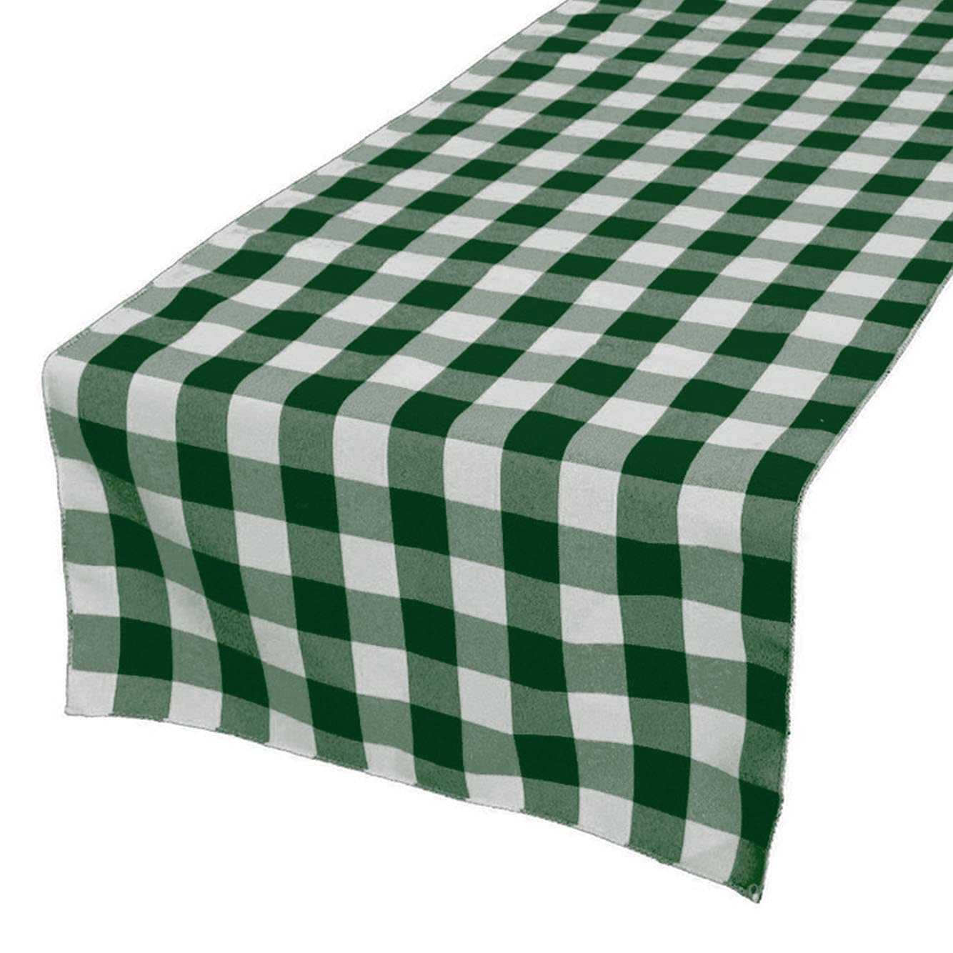 Premium Poplin Gingham Checkered Table Runner - 12