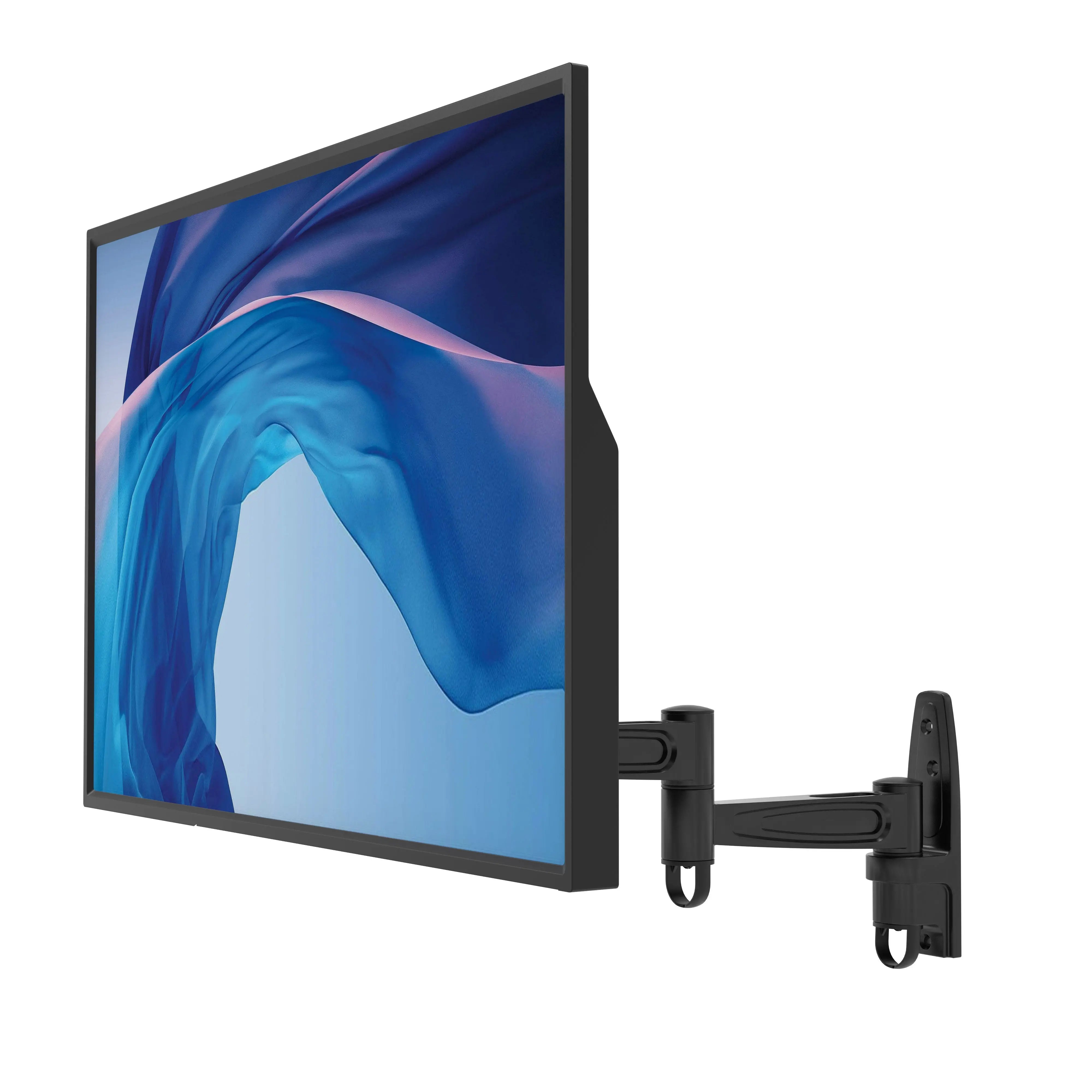 Universal VESA Articulating TV Wall Mount Bracket - Full Motion Adjustable Arm for 13-42 inch Flat Screen TVs & Computer Monitors - Perfect for Living Room, Bedroom, Office & Gaming Setup