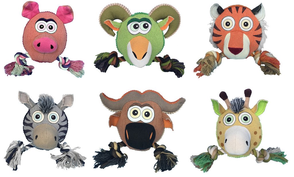 Dogline Safari Animal Collection Toys - Assorted Wild Animal Figures (1 of Each Style) - Perfect for Kids' Playtime, Educational Learning & Safari-Themed Party Decorations