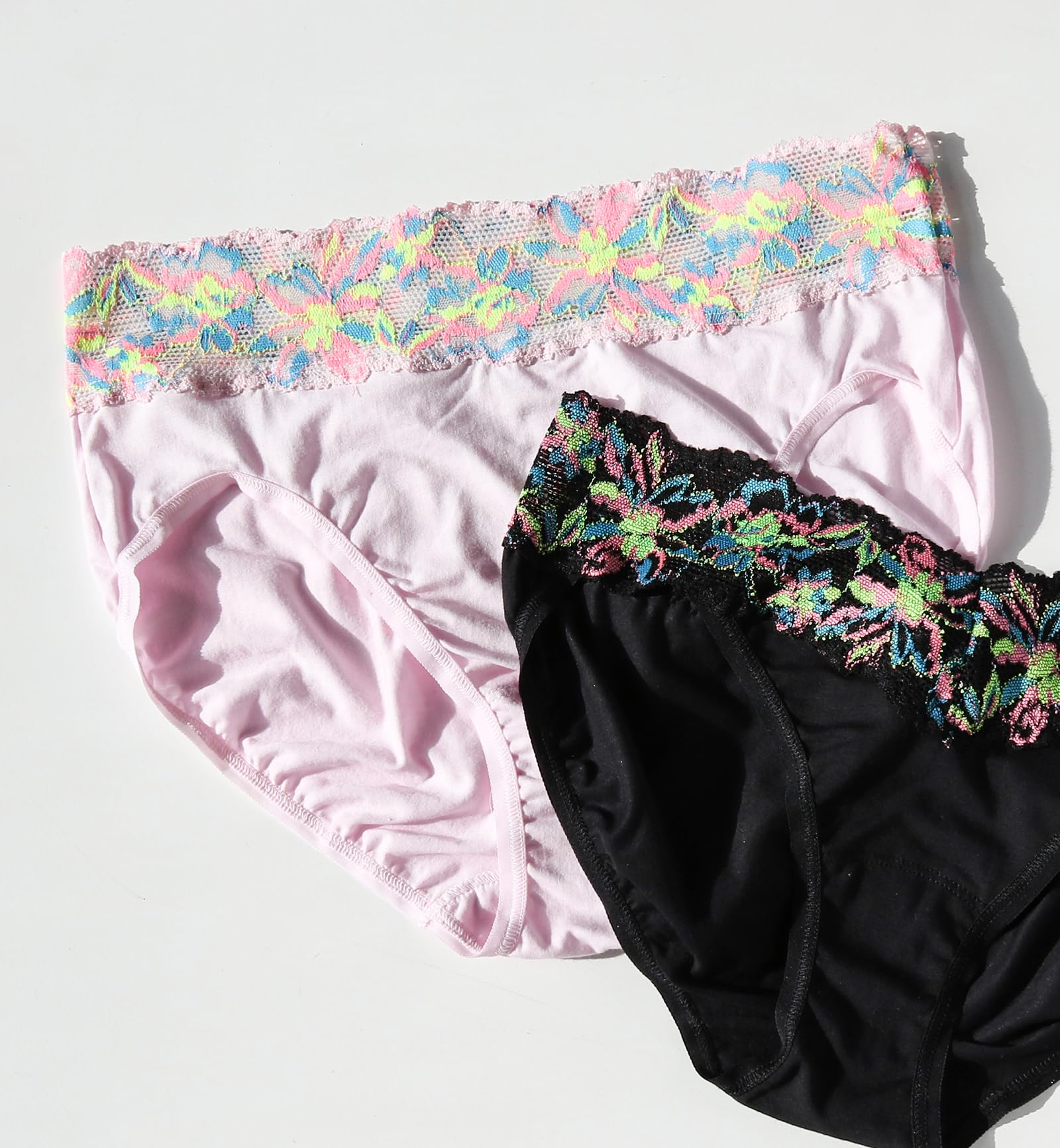 Hanky Panky Neon Lights French Brief - Sexy Lingerie for Women, Comfortable Underwear with Vibrant Colors - Perfect for Valentine's Day, Anniversary Gifts & Romantic Nights