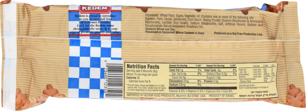 Kedem Bulk Original Tea Biscuits - 32oz Resealable Bag | Kosher Certified | Perfect for Tea Time, Snacking & Gifting