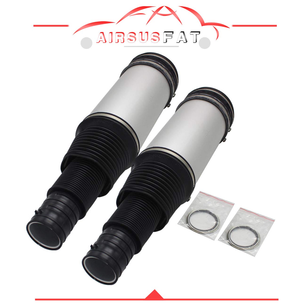 Mercedes-Benz W220 S350 S430 Rear Left Right Air Suspension Springs A2203205013 - Premium Air Shock Absorber Bellow Replacement 2203205013 for Smooth Ride & Enhanced Comfort | Perfect for Luxury Sedan Suspension Repair & Maintenance