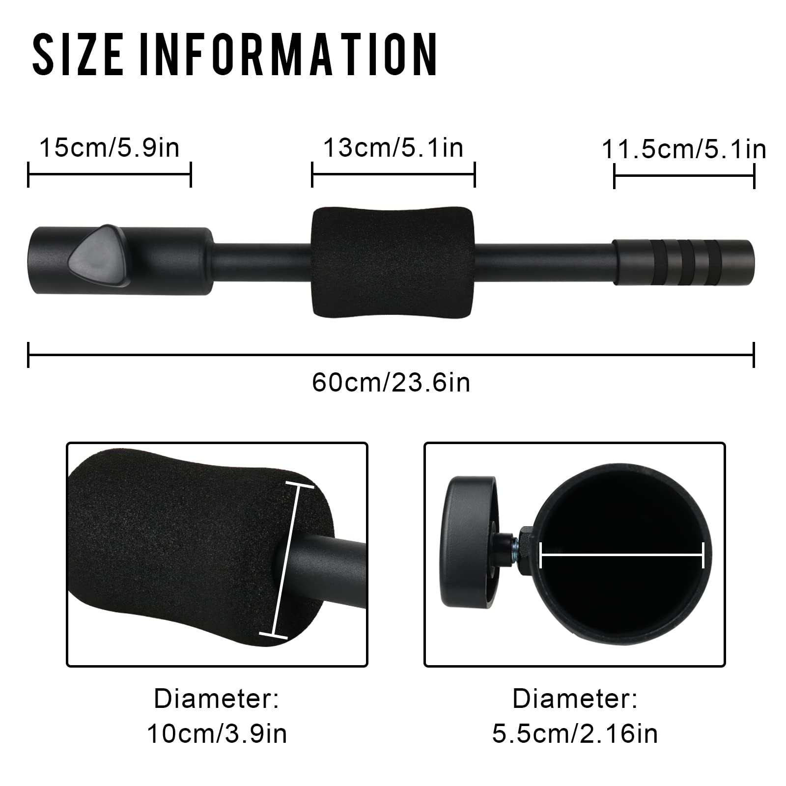Heavy Duty T-Bar Row Handle Attachment - Compatible with 1