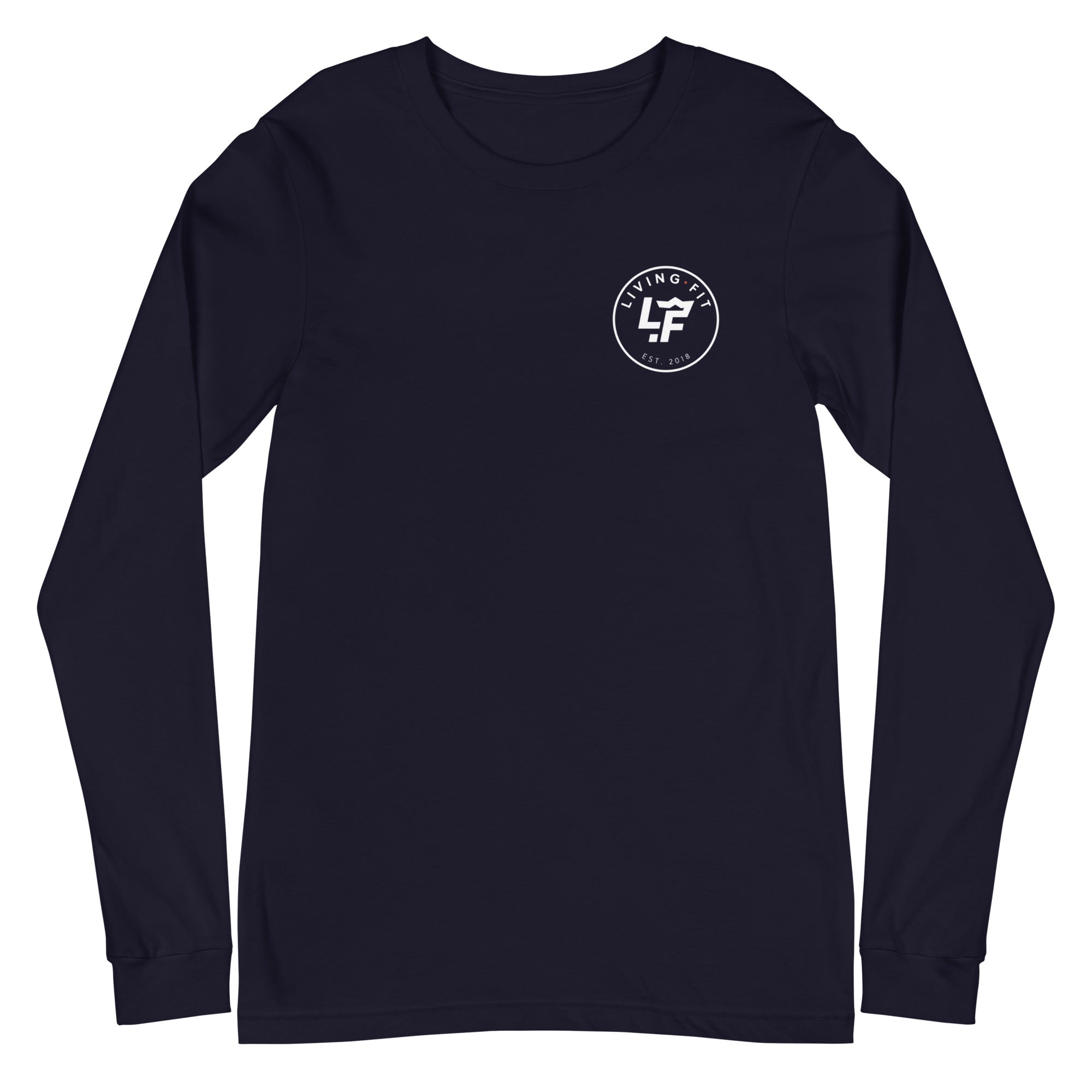 Long Sleeve LF Circle Logo Tee - Comfortable Cotton Crewneck T-Shirt for Men & Women | Casual Wear, Street Style, Everyday Outfits