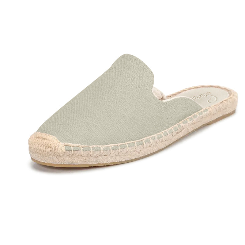 Bayside Mules for Women - Comfortable Slip-On Olive Green House Shoes | Perfect for Indoor, Outdoor, and Spa Use