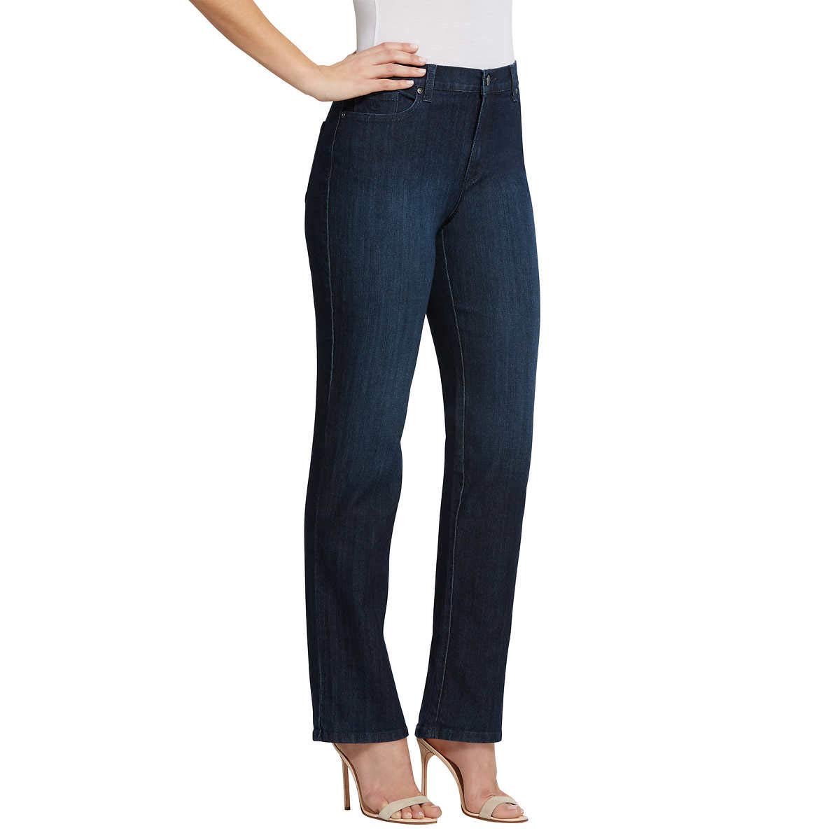 Gloria Vanderbilt Women's Amanda Stretch Denim Jeans - Portland Wash Size 18 Plus | Comfortable Plus Size Jeans for Casual Wear & Everyday Outfits