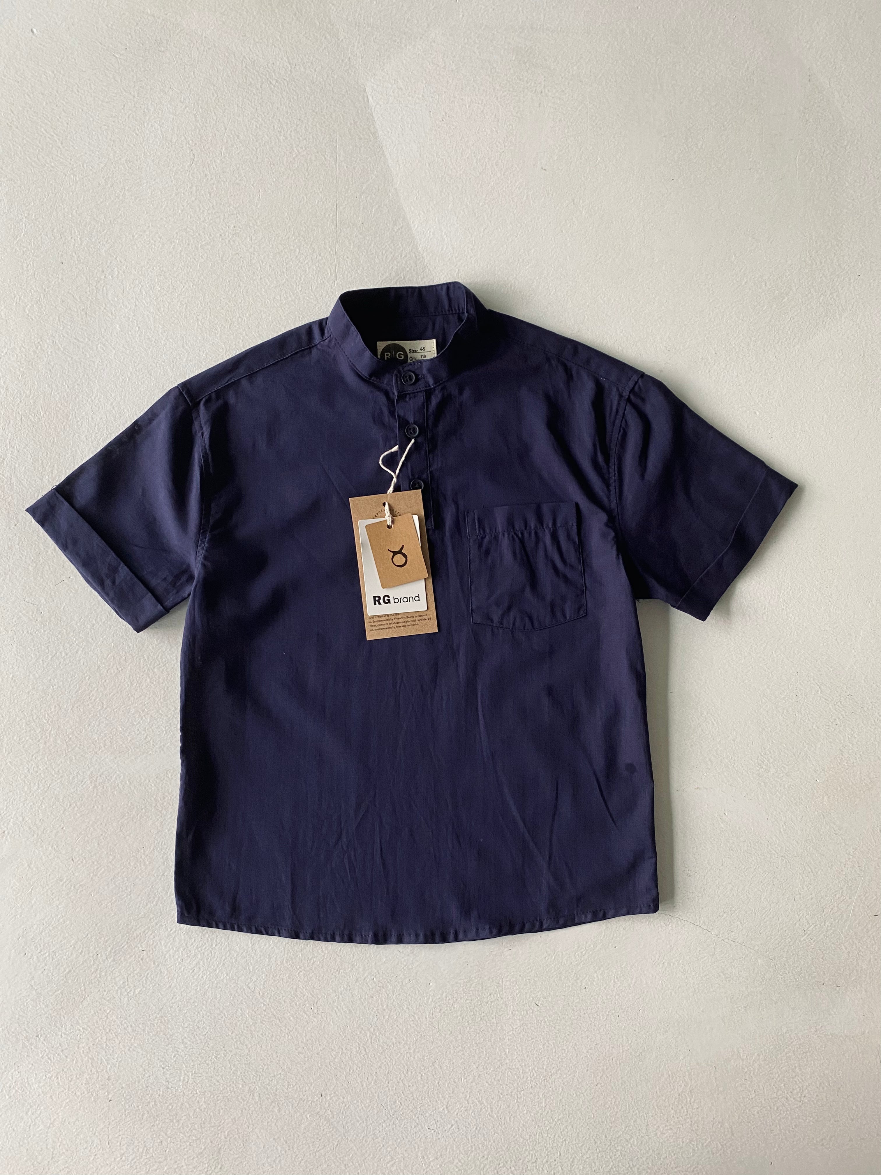Stylish Mandarin Collar Linen Shirt for Men - Breathable & Comfortable Summer Casual Wear for Office, Travel, and Outdoor Events