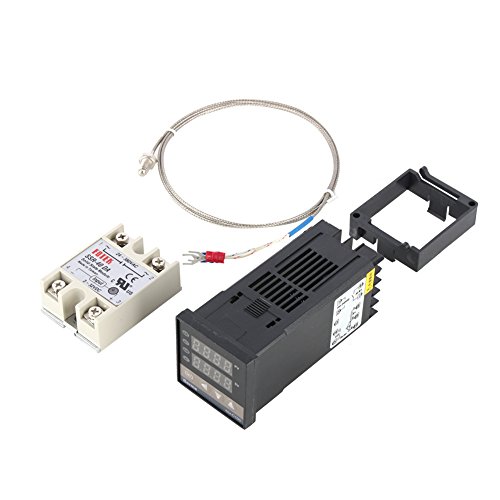 Temperature Controller Kit with 40A SSR & K-Type Probe for Home Brewing