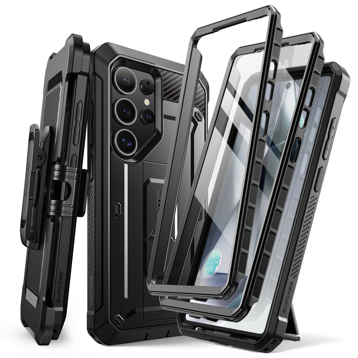 Samsung Galaxy S25 Ultra Unicorn Beetle PRO Heavy Duty Rugged Case - Shockproof & Drop Protection - Matte Black Finish - Perfect for Outdoor Adventures & Extreme Sports