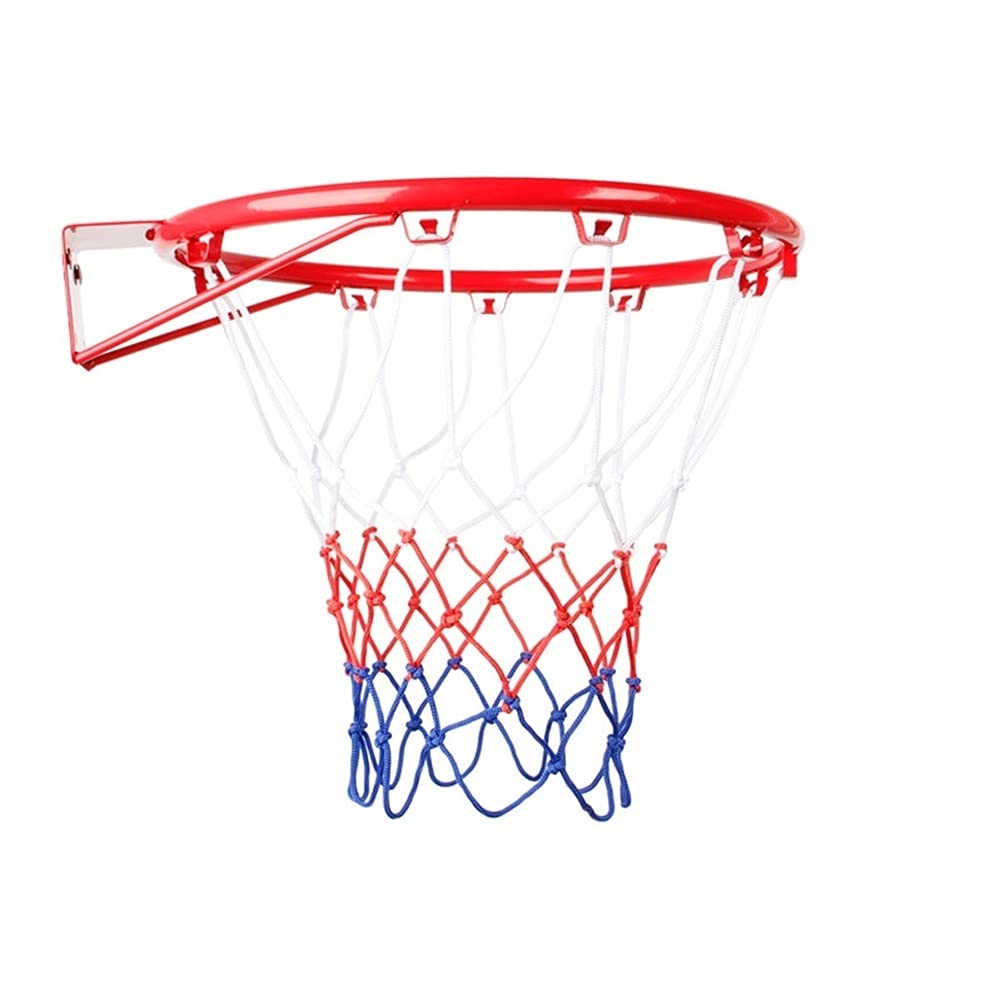 Kids Basketball Hoop - 15 Inch Wall Mounted Basketball Goal for Indoor & Outdoor Play - Adjustable Height Basketball Rim with Backboard - Perfect for Driveway, Backyard & Playroom Fun