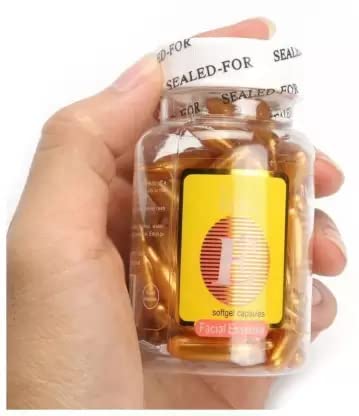 AGLEY Beauty Vitamin E Facial Capsules - Anti-Aging & Hydrating Skincare for Glowing Skin | Perfect for Night Routine & Travel Skincare