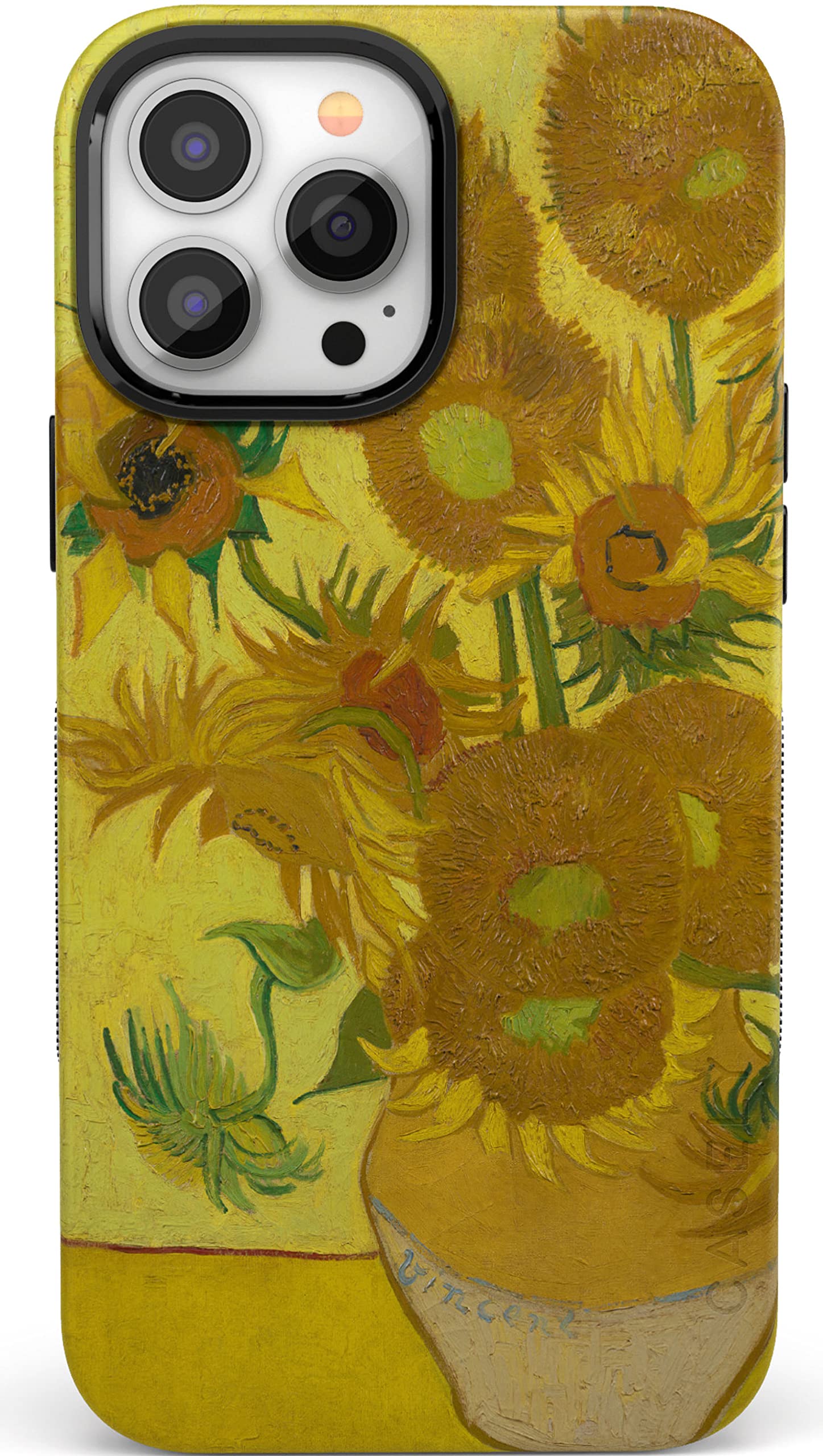 Casely iPhone 13 Pro Floral Case with MagSafe - Van Gogh Sunflowers Design Protective Phone Cover for Women & Men | Perfect for Daily Use, Travel & Gift Giving