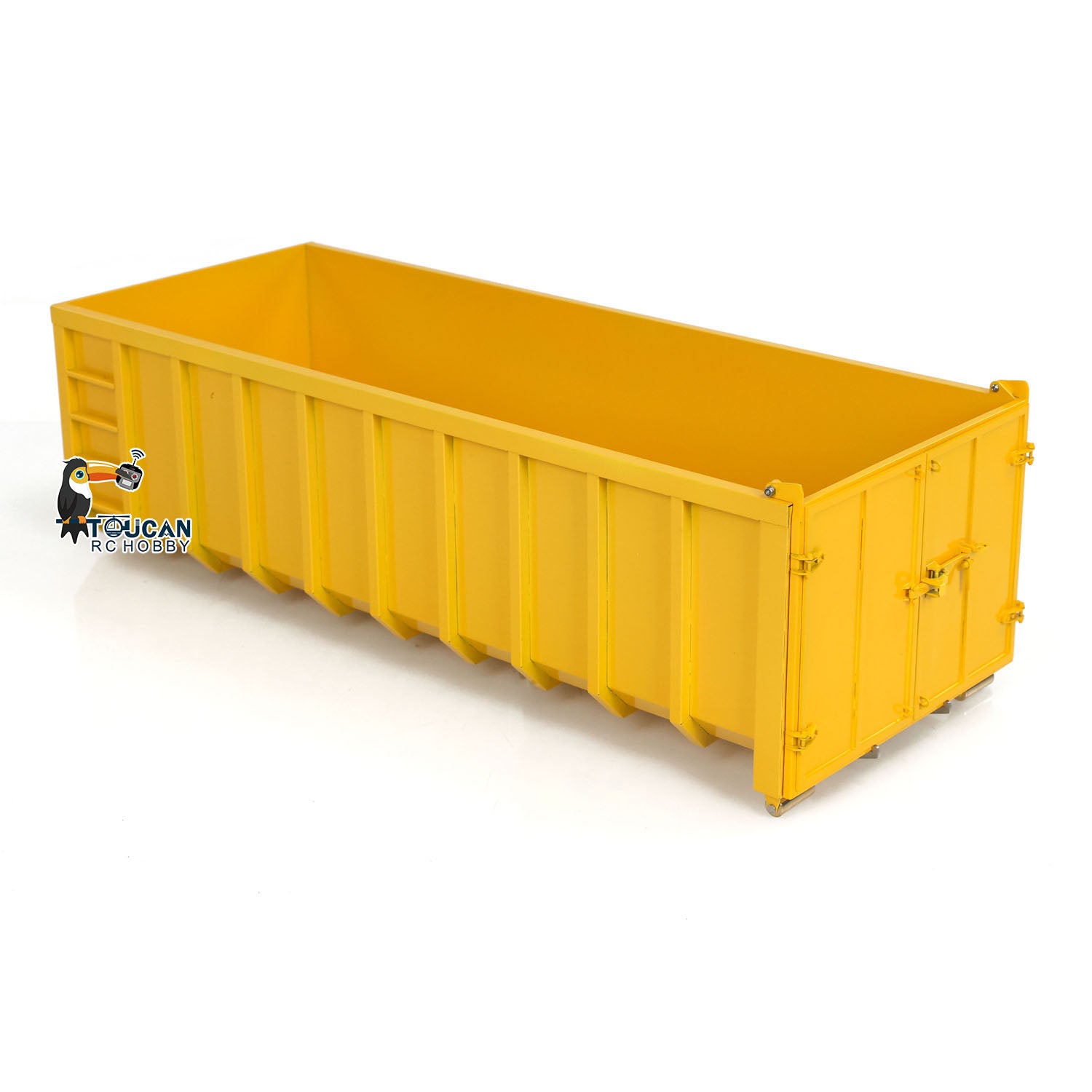 1/14 Scale Painted U-Shaped Short Bucket for 10x10 Hydraulic RC Full Dump Truck & 8x8 Radio Controlled Cars - DIY Model Parts for Construction Simulation & Off-Road Play