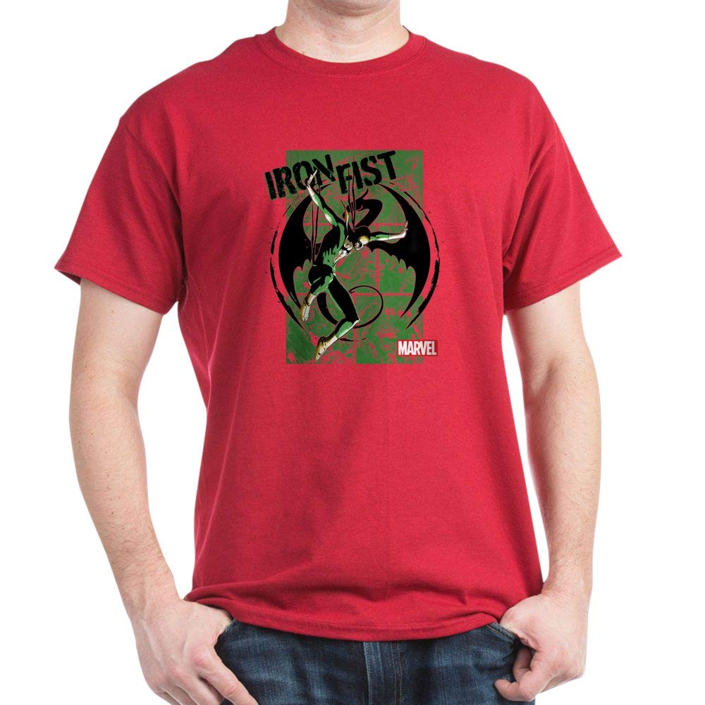 Iron Fist Green Panels Dark Graphic T-Shirt - Cool Punk Rock Tee for Men & Women - Perfect for Concerts, Streetwear & Casual Outfits