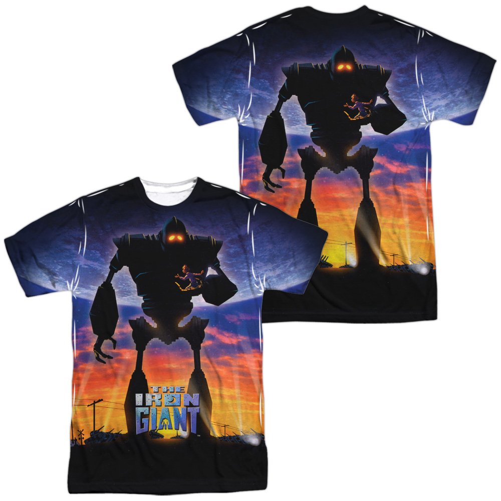 Trevco Men's Iron Giant Graphic T-Shirt - Cool Vintage Movie Tee for Casual Wear & Fan Gifts