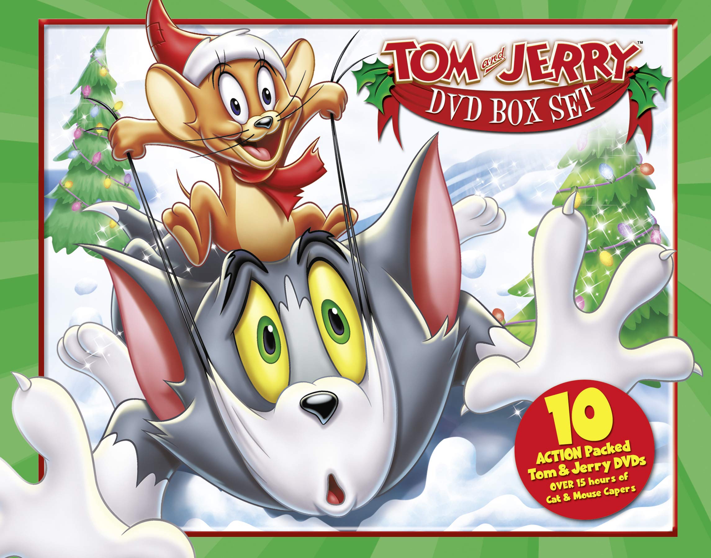 Tom and Jerry Classic Cartoon DVD Collection - Complete Big Box Set for Kids & Family Movie Night