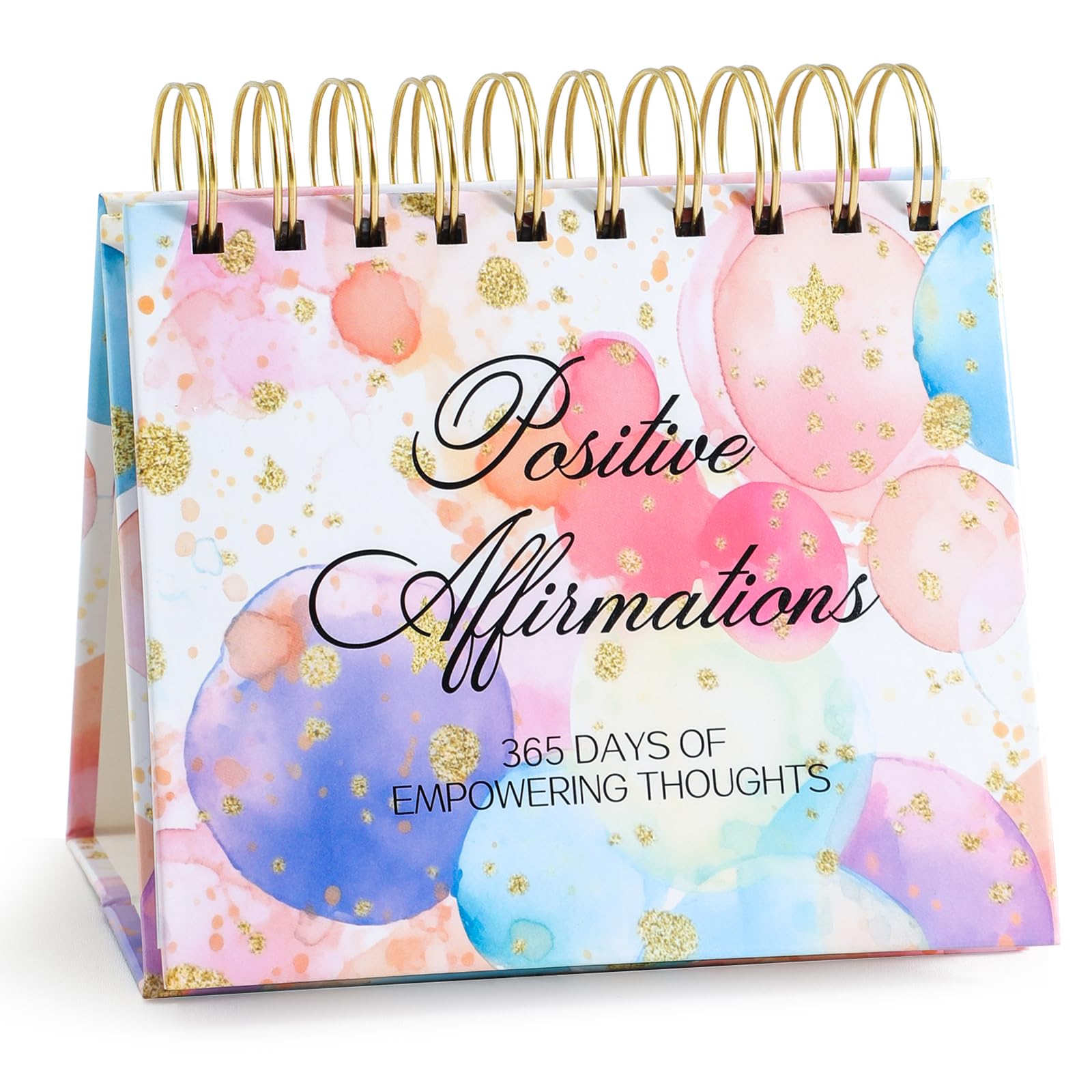 2025 Daily Desk Calendar with Inspirational Quotes | Standing Flip Perpetual Calendar for Office, School & Home | Motivational Desk Decor & Gift Idea | Perfect for Daily Planning & Positive Affirmations