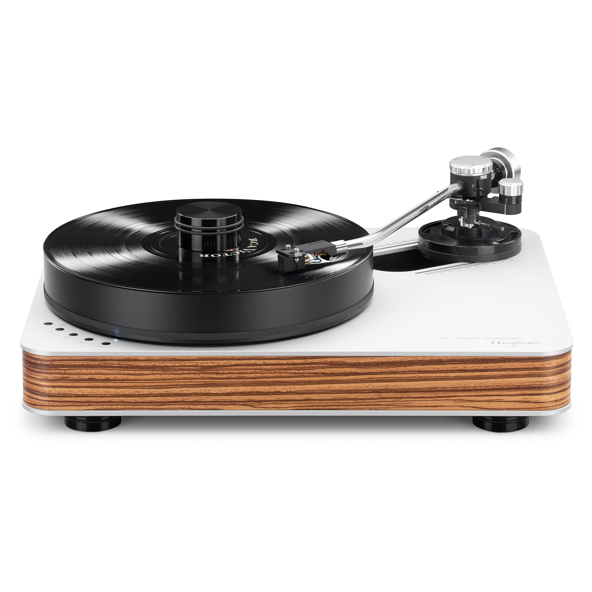 Dr. Feickert Analogue Woodpecker Turntable - High-End Vinyl Record Player for Audiophiles | Perfect for Home Audio & Music Enthusiasts