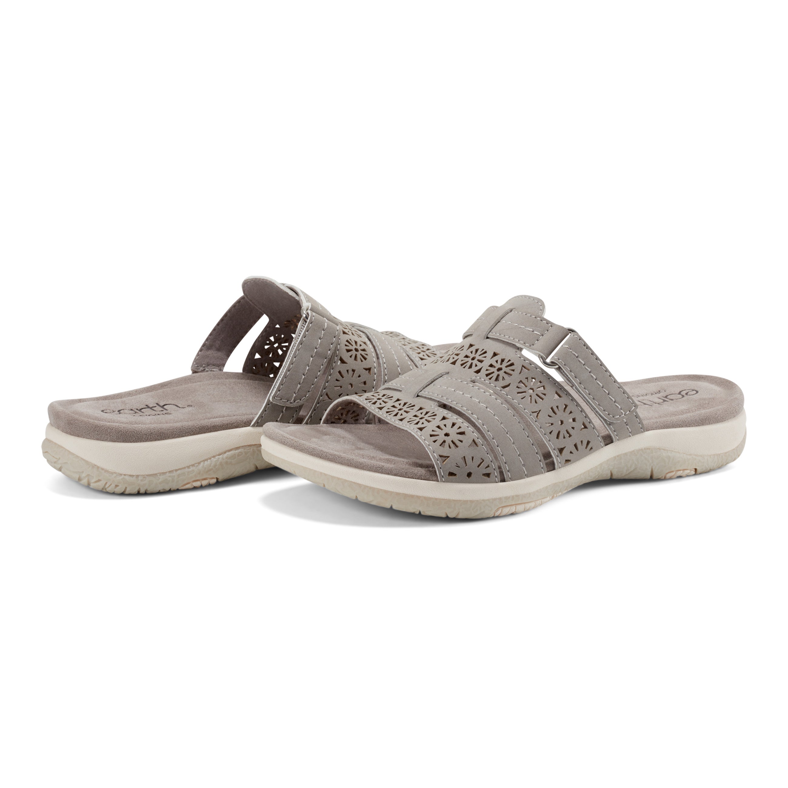 **Sinci Women's Square Toe Slip-On Casual Sandals - Comfortable Summer Walking Shoes for Beach, Travel & Everyday Wear**