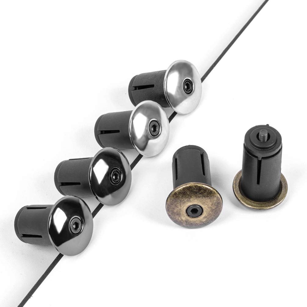 FAVOMOTO 4pcs Aluminum Alloy Bike Handlebar End Plugs - Durable Mountain & Road Bicycle Bar End Caps for Safety Protection | Perfect for Cycling, Commuting, and Outdoor Adventures