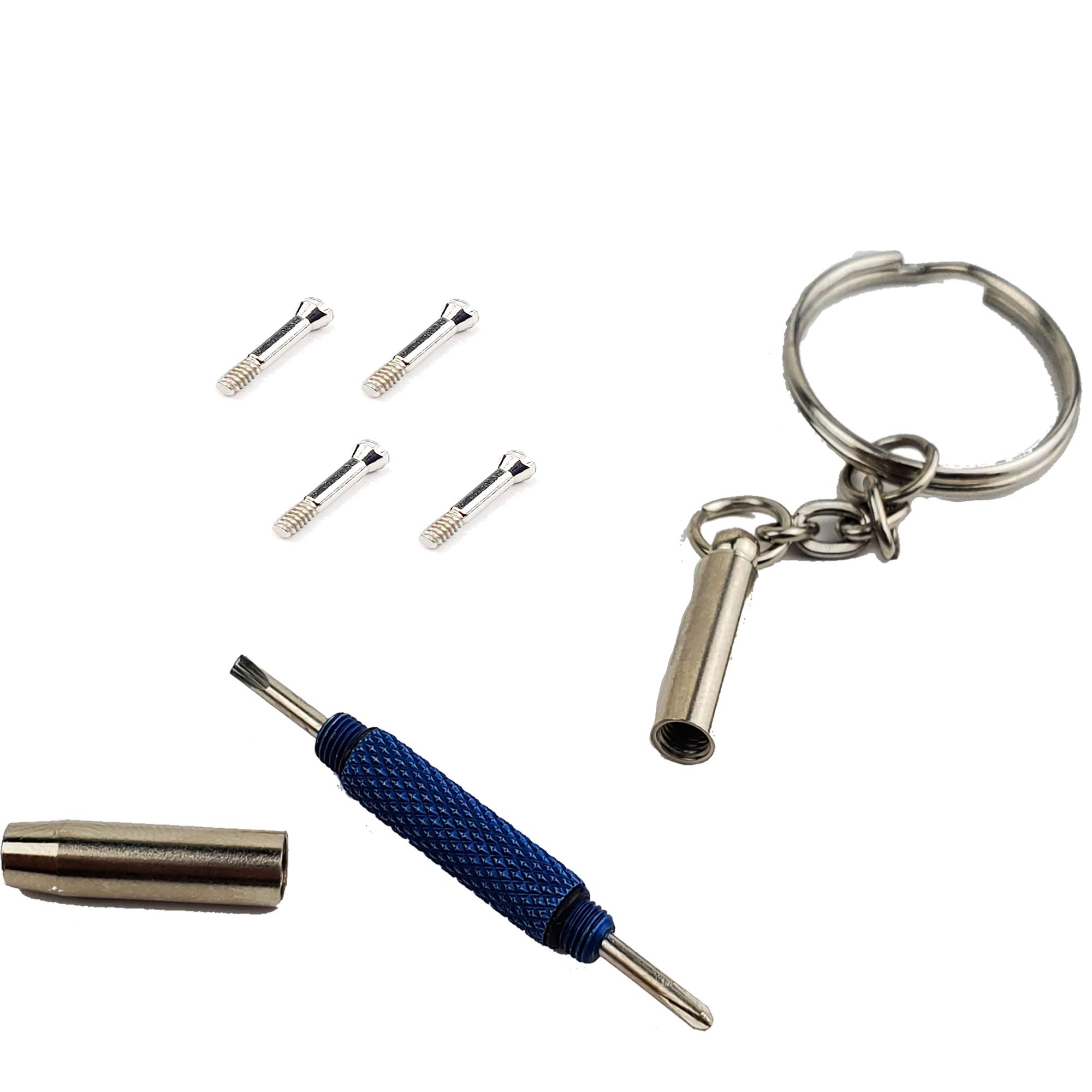 LMP Optical® Sunglass Repair Kit for Ray-Ban RB 2140 | Replacement Screws & Screwdriver Set (2 Sets + Tool) - Fix Loose Arms & Nose Pads for Outdoor Sports & Driving